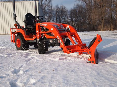 kubota tractor snow removal attachments